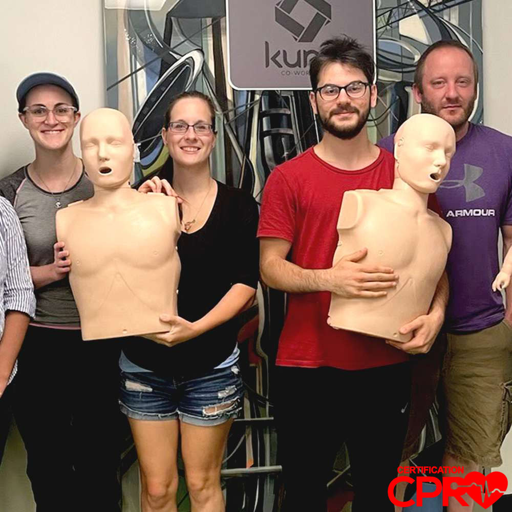 CPR certification training with mannequins in Las Vegas. Learn life-saving skills from certified instr.